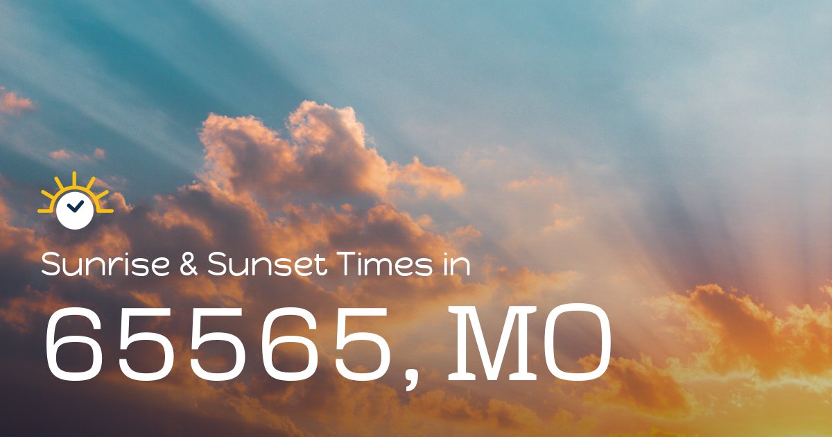 65565 65565, MO Sunrise and Sunset Times